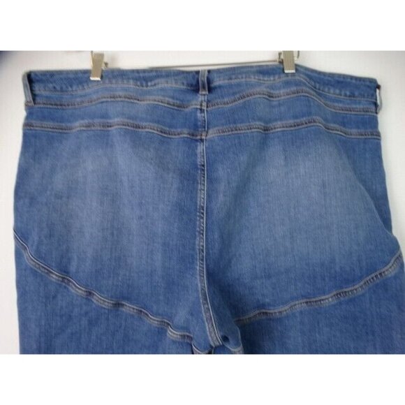 ASOS Women's Jeans Plus Size 22 UK 26 Blue Straight Denim Jean Pants - Picture 7 of 8